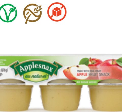 שישיית רסק תפוחי עץ ללא תוספת סוכר
